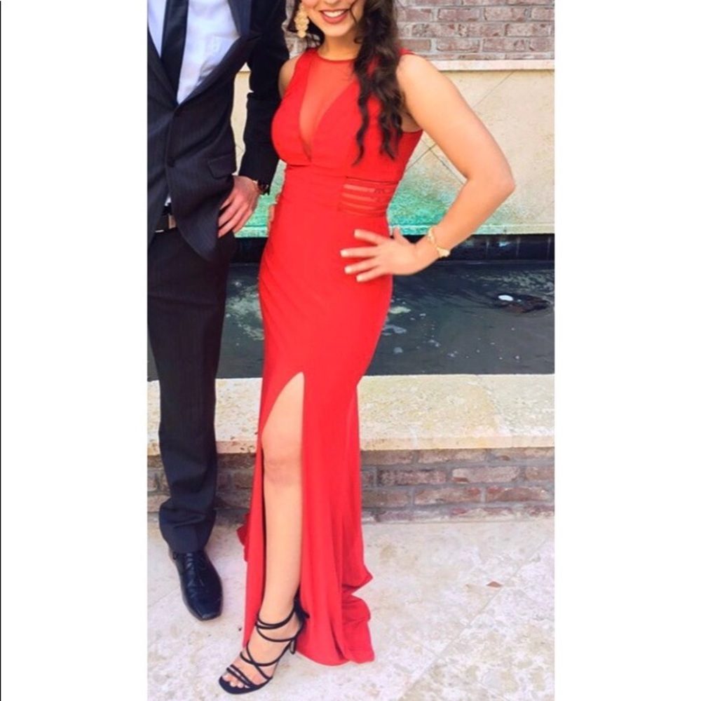 Red dress